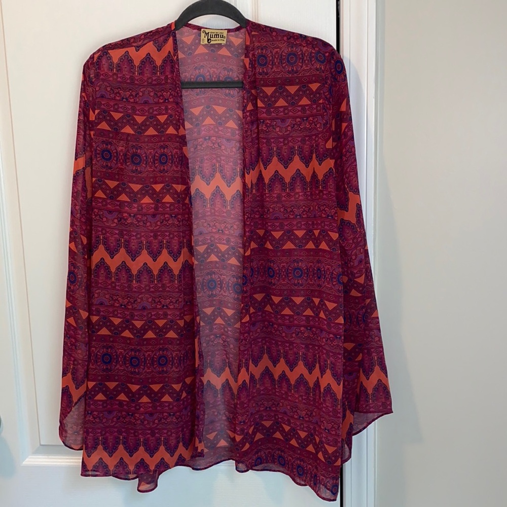 Show Me Your‎ MuMu Rajah Rainey Sheer Cardigan